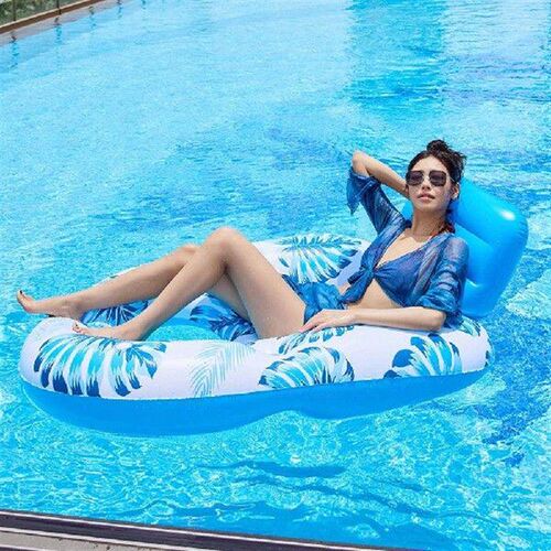 Pool Floaties Lounger Beach Floats Chair with Cup Holder