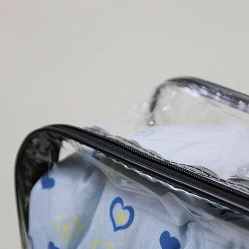 Waterproof Transparent Travel Storage Bag Portable Zipper Po