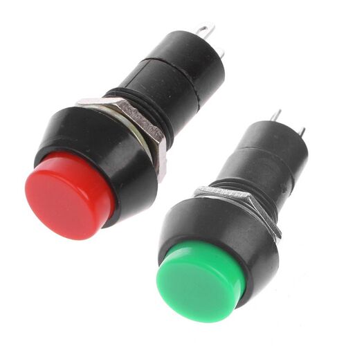 5Pcs/Set Mini DS-11A Self-Locking SPST Push Button Switch La