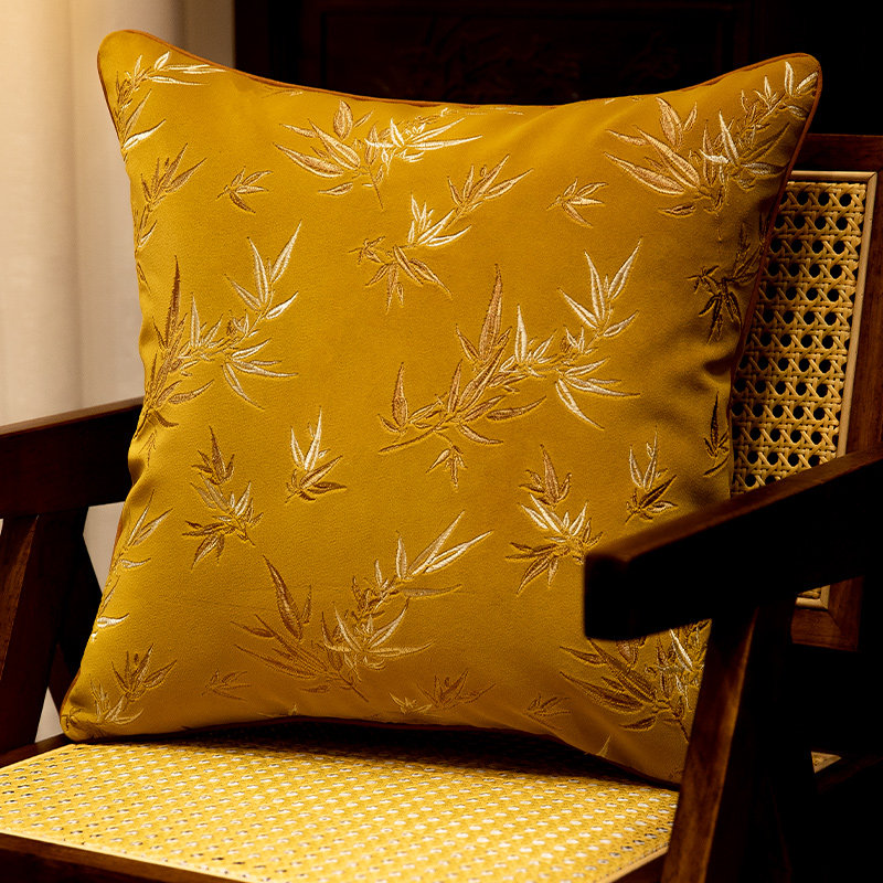 绒布刺绣中式抱枕靠垫沙发客厅床头靠背垫办公室护腰靠枕大腰枕,居家布艺,靠垫/抱枕,淘宝优惠券,粉丝福利购,淘宝优惠卷