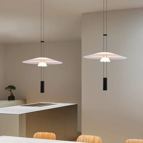 Minimalist Modern pendant light circular hanging lamp for li