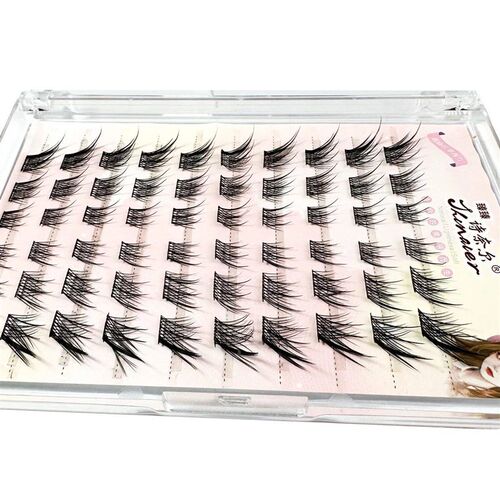 1box Clusters No Need Glue False Eyelashes Reusable Self-adh