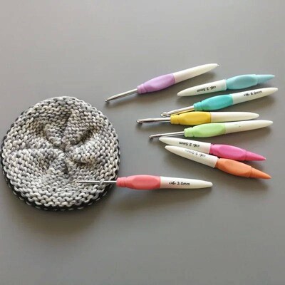 Crochet Hook Mix Size Crochets Soft Handle DIY Knitting Need
