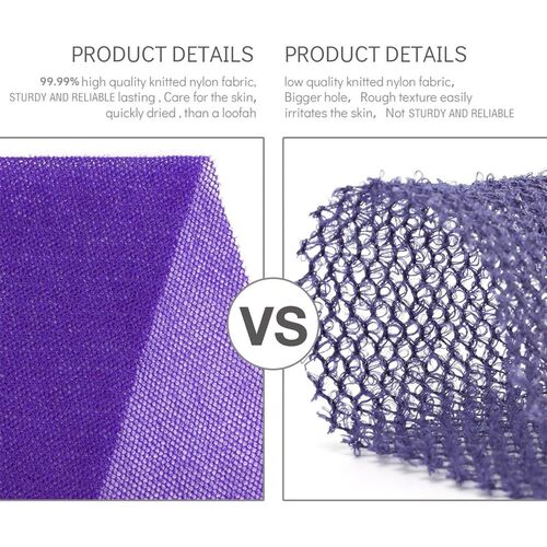 3Pcs African Bath Sponge Exfoliator African Net Sponges