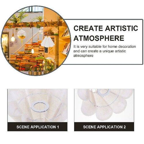 Petal Table Lamp Shade Practical Lampshade Bedroom Design