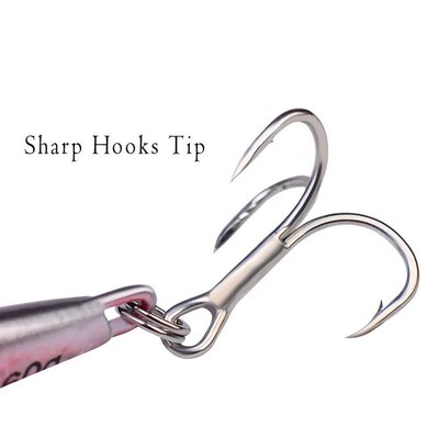 8 Pcs/lot Jigging Lure Fishing Lures Metal Spinner Spoon Fis