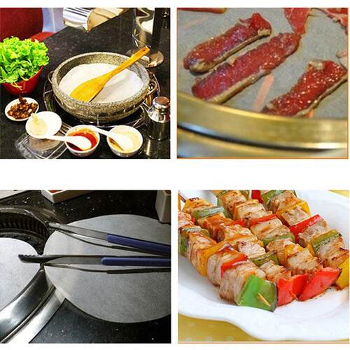 Cake Biscuit Pizza Non-stick Greaseproof Paper Baking Round