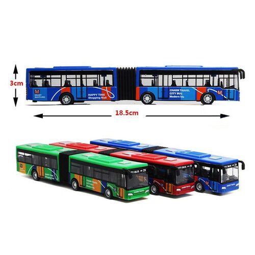 1:64 Alloy Bus Model Vehicles City Express Bus Double Buses