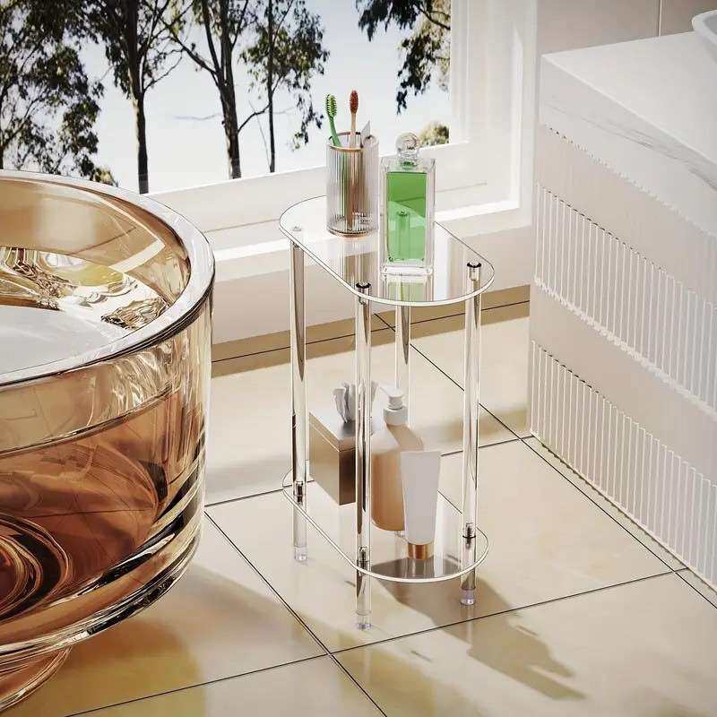 多功能省空间双层亚克力透明小桌子小床头柜客厅卧室床边网红边几,3C数码配件,其它配件,淘宝优惠券,粉丝福利购,淘宝优惠卷