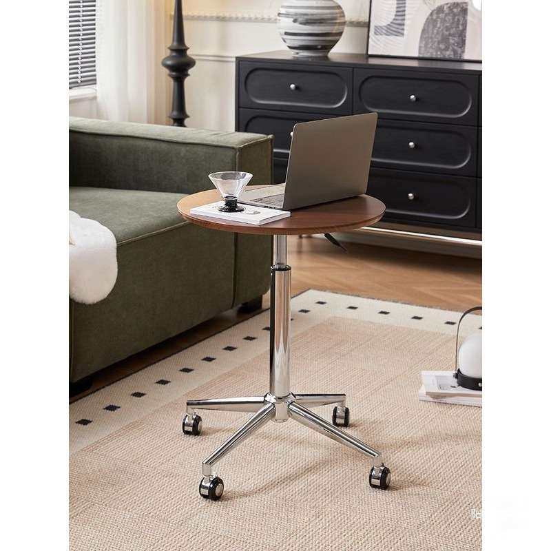 中古风茶几小桌子简约现代小圆桌沙发边桌推车可升降边几移动茶几,3C数码配件,其它配件,淘宝优惠券,粉丝福利购,淘宝优惠卷