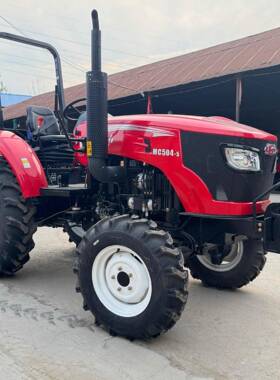 东方红MC504-5加大后桥四驱水旱两用轮式机型农用四驱旋耕拖拉机