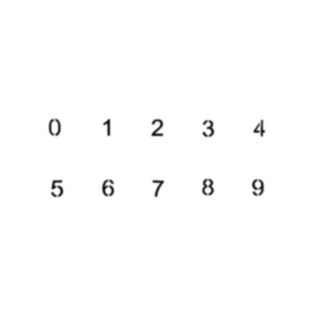 镂空喷漆数字母心0-9-Z模板雕刻漏PVC塑胶料广告印编号涂刷定