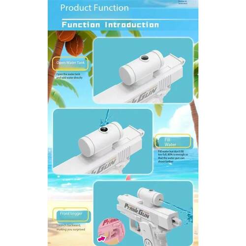 Funny Double-Sided Reverse Water Gun - Summer Prank Toy,Mini