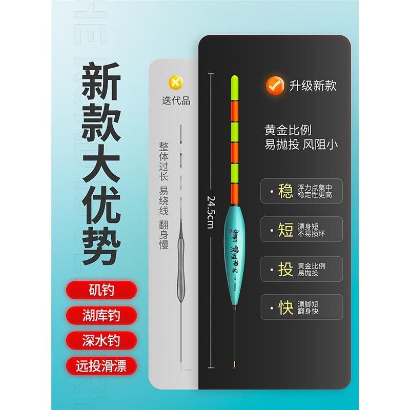 墨池滑漂浮漂矶竿远投路滑漂加粗醒目鲢鳙鱼漂日夜两用变色夜光大,户外/登山/野营/旅行用品,浮漂,淘宝优惠券,粉丝福利购,淘宝优惠卷