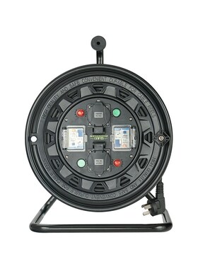 守护者2S33010一机一闸一保护移动电缆盘10米漏电卷线盘