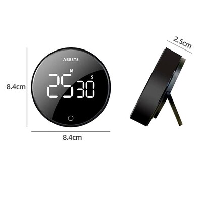 LED Digital Kitchen Timer USB Rechargeable Magnetic Baking C