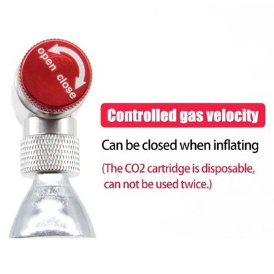 ThinkRider CO2 Pump For Bicycle Schrader Presta Adapter Bike