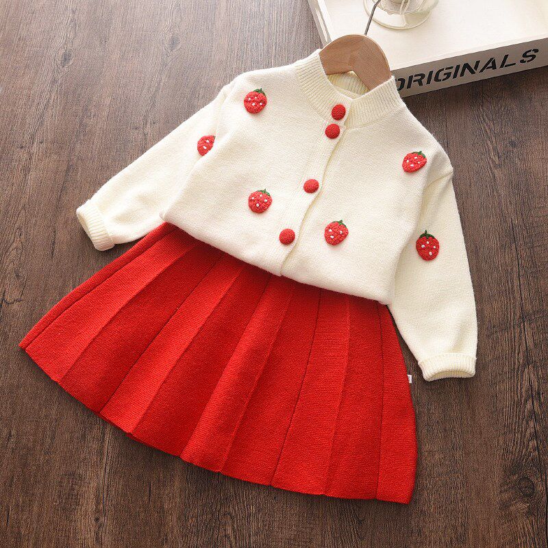 Menoea Children Autumn Leopard Clothes Kids Winter Sweater D - 实物图