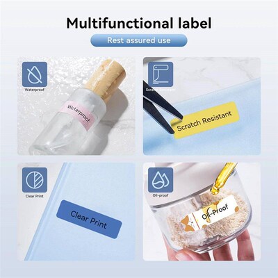Niimbot Labels Paper Adhesive Thermal Labels ers Roll Self-a