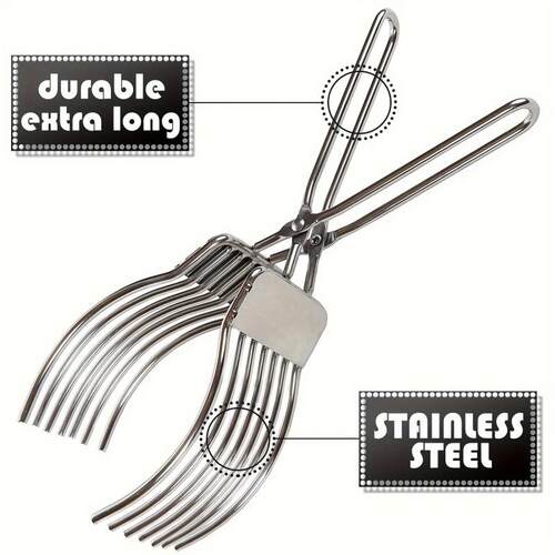 A Stainless Steel Roast Beef Cutting Clip Meat Bread Slicing