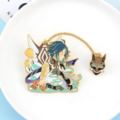Game Genshin Impact Badges Xiao Hutao Venti Kaedehara Tartag