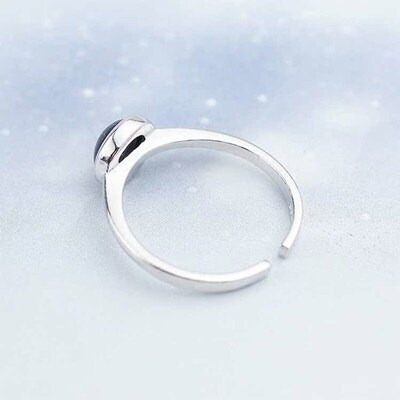 Sweet copper silver-plated girl dream starry sky purple sand
