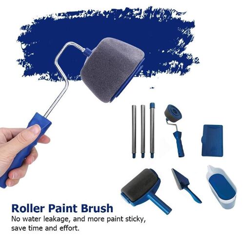 5/8pcs Seamless Color Box Packaging Wall Paint Runner Roller