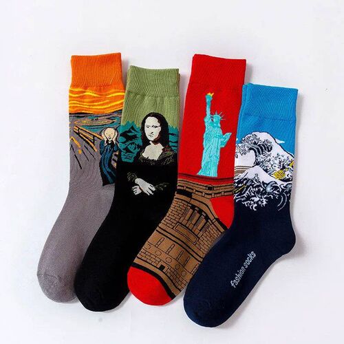 Hot Dropshipping Autumn winter Retro Women New Art Van Gogh