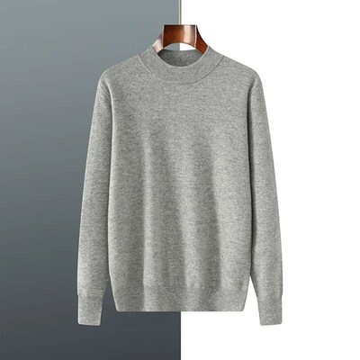 Womens Plus Size 5XL Half-Neck Pullover Loose Knitwear Bott
