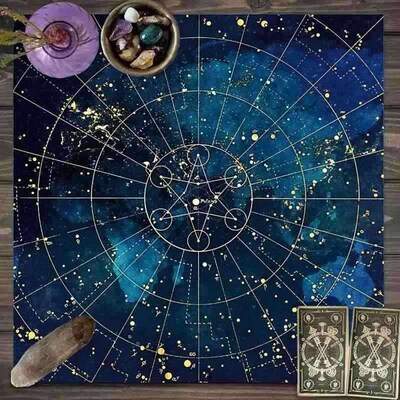 VIKAMA Tarot tablecloth divination altar Tarot patch tablecl