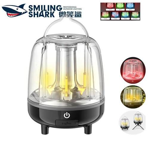 Outdoor camping atmosphere lights waving induction colorful