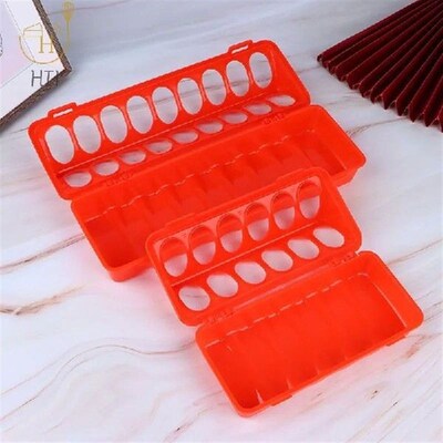 1Pc Double Row 12/18 Holes Poultry Ground Feeder Plastic