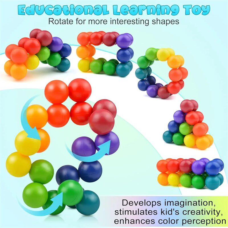 Sensory Fidget Toys Autism Fidget Ball Autistic ADHD Cool De - 实物图