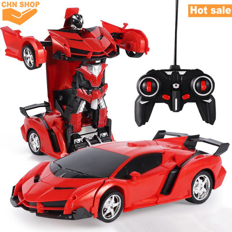 Remote control toy car Childrens Toys Deformation toy car - 实物图