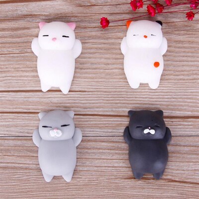 Cartoon Animal Mochi Cat Seal Healing Toy Soft Squeeze Abrea