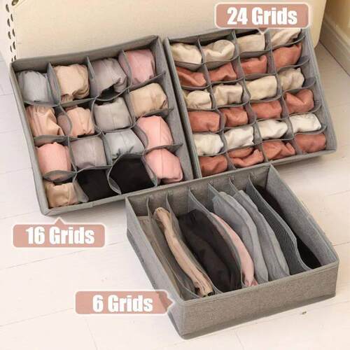 Socks Organizer Underwear Bra Storage Box Cabinet Drawer Org