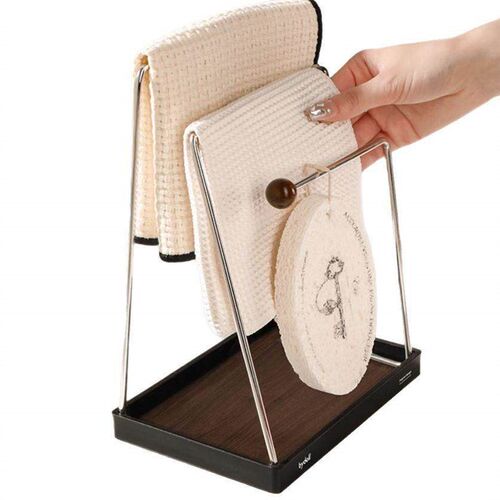 Drip-Drying Dishcloth Rack, Kitchen Storage Organizer, Home