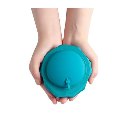 Press inflatable U-pillow portable air travel neck pillow
