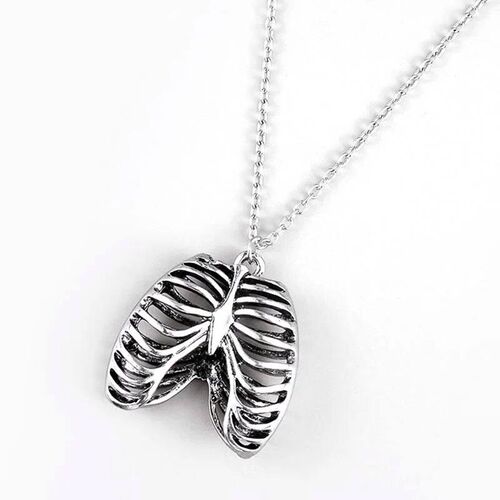 Kpop Fashion Spider Halloween Pendants Round Cross Chain Men