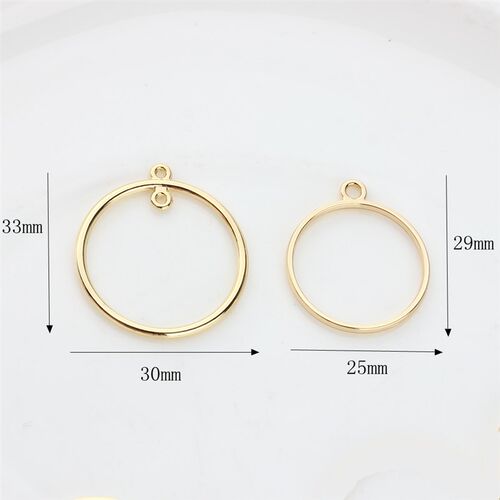 10pcs/lot  Zinc Alloy Round Circle Charms Bezel Metal Frame