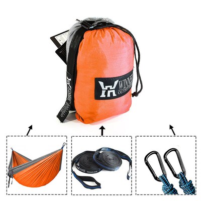 Upgrade Camping Hammock Outdoor Tourist Hanging Hammocks Por