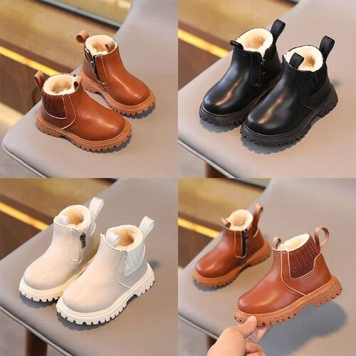 Autumn Winter Baby Kids Short Boots Super Warm Boys Girls Sh
