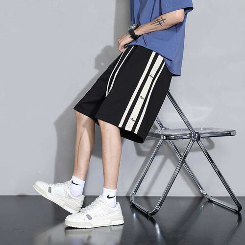 Summer New Arrival Shorts Mens Pull Rope Micro-elastic Loos