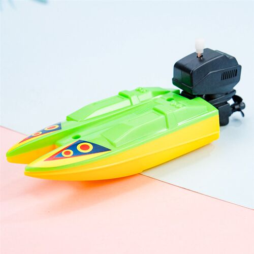 Kids Toy Speed Boat Ship Wind Up Clockwork Toys Floating Wat