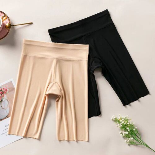Seamless High Waist Safety Short Pants Women Plus Size Under