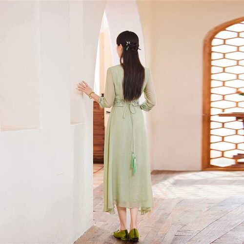 Hanfu Antique Fairy Elegant Dress Young Vintage Womens Clot