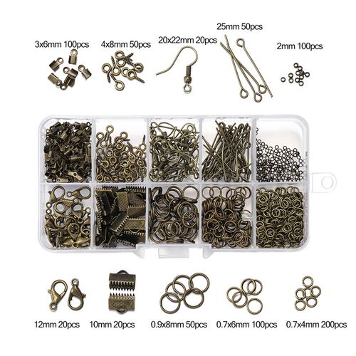DIY Earring Hook Open Jump Ring Kit 10piece Set for Handmade