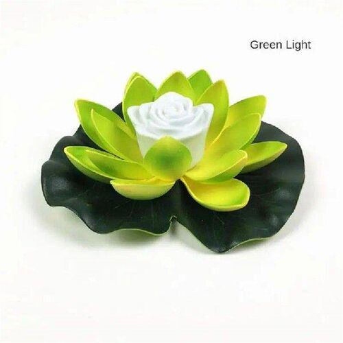 LED Flower Light Floating Artificial Lotus Light Fountain
