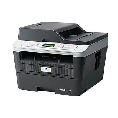 柯尼卡美能达3000MF黑白激光打印机复印扫描一体机面网络200P