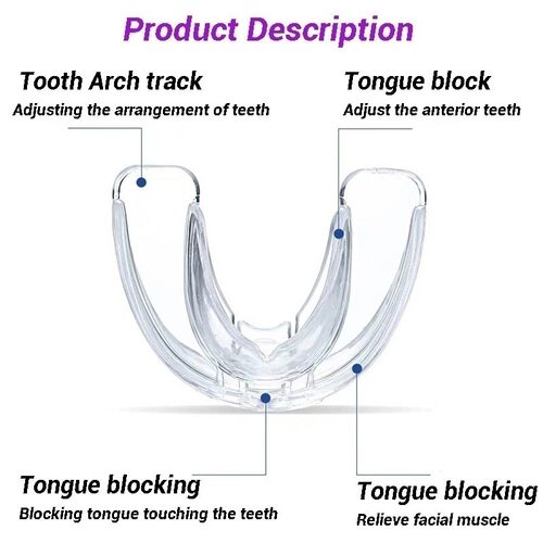 3 Stages Dental Orthodontic Teeth Silicone Braces Appliance